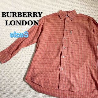 BURBERRY - バーバリー 8017567 ロゴプリントチェック長袖シャツ BURBERRY - バーバリー 8017567 ロゴプリントチェック長袖シャツ