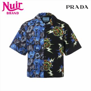 PRADA - prada 16aw 2016fw アロハシャツ オープンカラー ボタン PRADA - prada 16aw 2016fw アロハシャツ オープンカラー ボタン