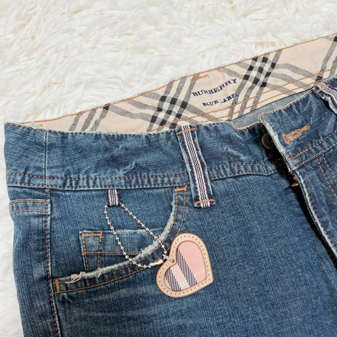 BURBERRY BLUE LABEL - バーバリーブルーレーベル デニム ノバ BURBERRY BLUE LABEL - バーバリーブルーレーベル デニム ノバ