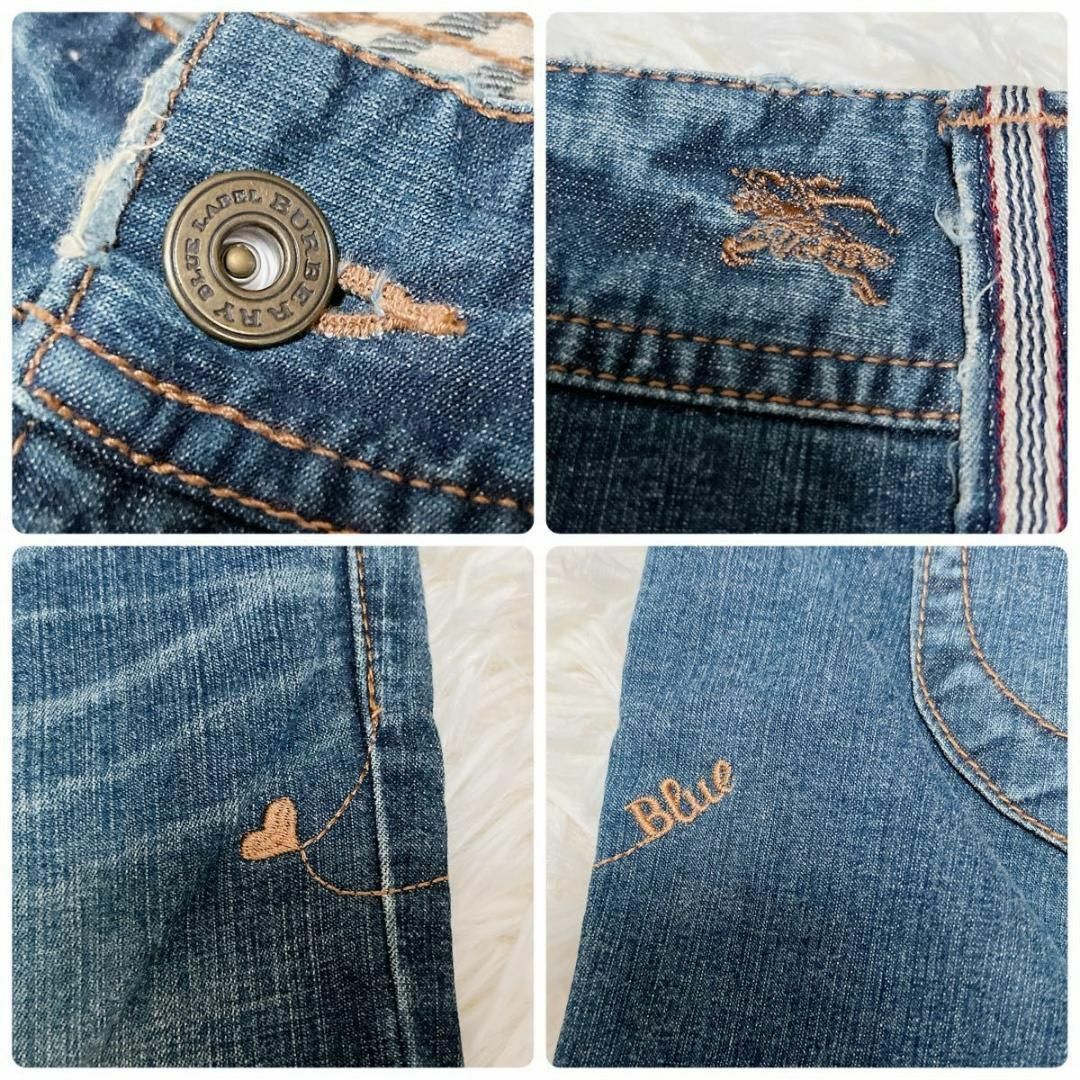 BURBERRY BLUE LABEL - バーバリーブルーレーベル デニム ノバ BURBERRY BLUE LABEL - バーバリーブルーレーベル デニム ノバ