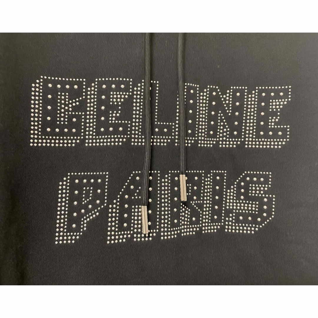 CELINE - 24SS Celine スタッズロゴ パーカー Sサイズ フーディ CELINE - 24SS Celine スタッズロゴ パーカー Sサイズ フーディ