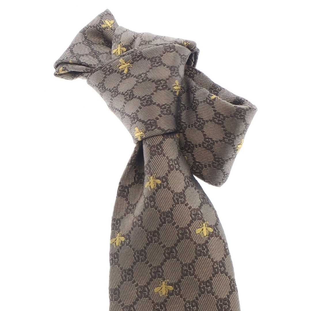 GUCCI - GUCCI グッチ GG Bee Silk Tie GGビー シルクネクタイ GUCCI - GUCCI グッチ GG Bee Silk Tie GGビー シルクネクタイ