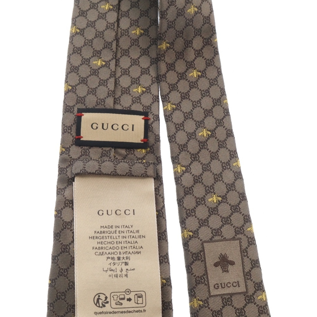 GUCCI - GUCCI グッチ GG Bee Silk Tie GGビー シルクネクタイ GUCCI - GUCCI グッチ GG Bee Silk Tie GGビー シルクネクタイ