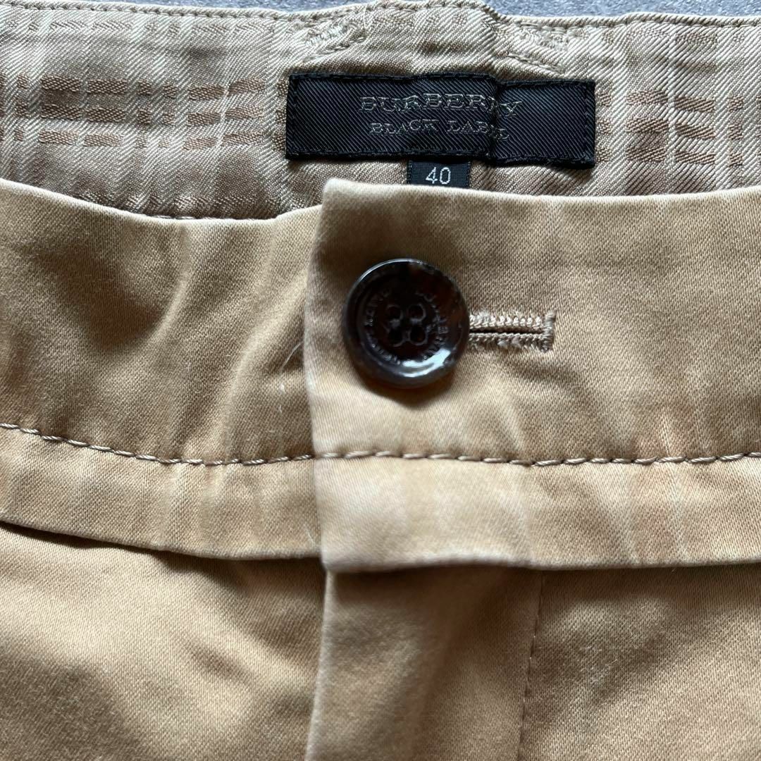 BURBERRY BLACK LABEL - Burberry BLACK LABEL チノパン タック BURBERRY BLACK LABEL - Burberry BLACK LABEL チノパン タック