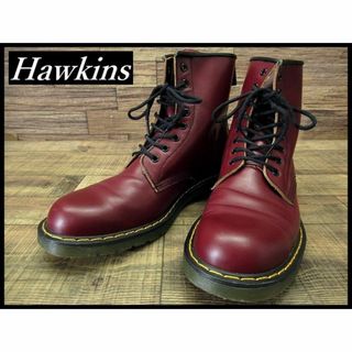 HAWKINS - ホーキンス HL42005 8ホール レザー ブーツ チェリー HAWKINS - ホーキンス HL42005 8ホール レザー ブーツ チェリー
