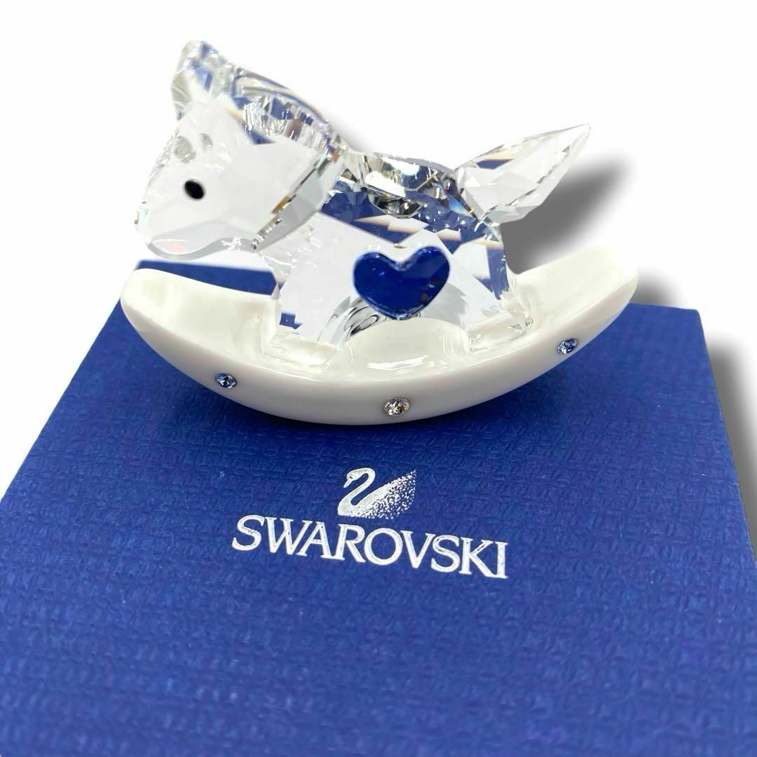 SWAROVSKI - スワロフスキー SWAROVSKI ロッキングホース ブルー SWAROVSKI - スワロフスキー SWAROVSKI ロッキングホース ブルー