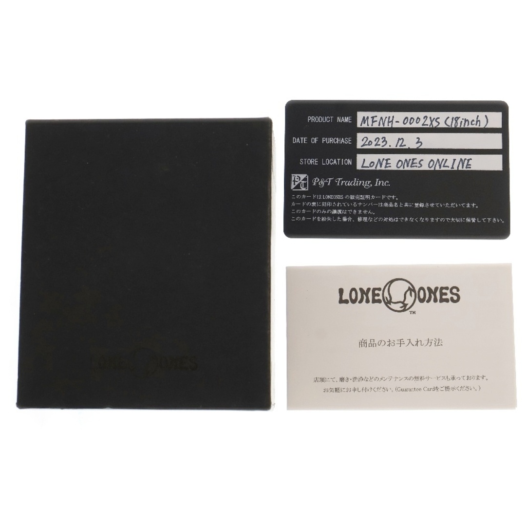LONE ONES - LONE ONES ロンワンズ MF-Box Chain ボックス LONE ONES - LONE ONES ロンワンズ MF-Box Chain ボックス