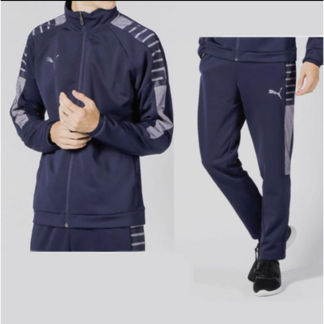 PUMA - 新品 PUMA ジャージ セットアップ L 上下セット ネイビー PUMA - 新品 PUMA ジャージ セットアップ L 上下セット ネイビー
