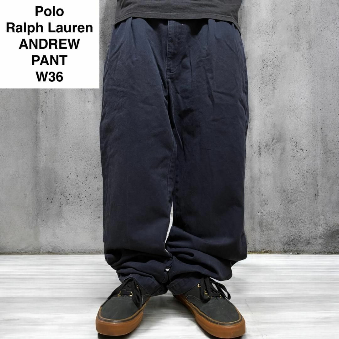 POLO RALPH LAUREN - ポロラルフローレン2タックチノパンツ POLO RALPH LAUREN - ポロラルフローレン2タックチノパンツ