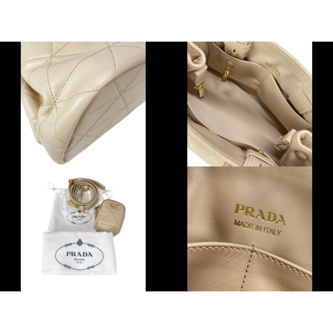 PRADA - PRADA(プラダ) トートバッグ美品 スモール キルト PRADA - PRADA(プラダ) トートバッグ美品 スモール キルト
