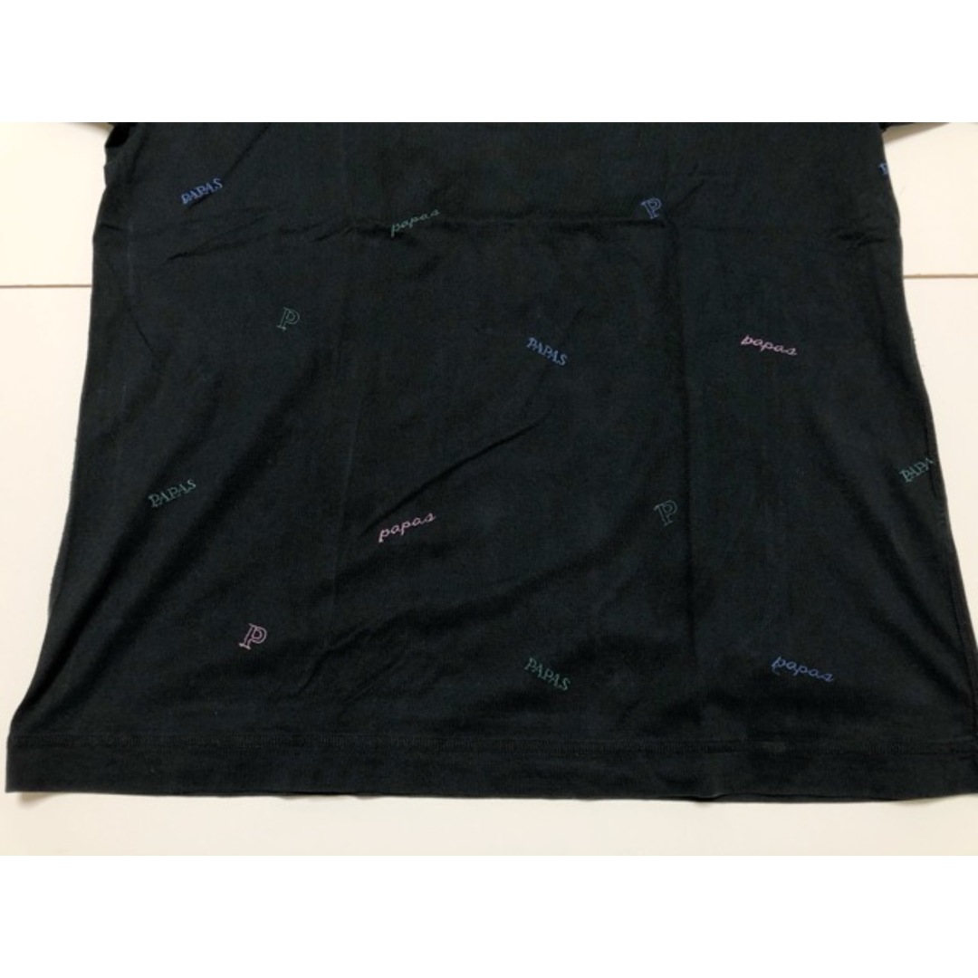 Papas(パパス)ロゴ刺繍 総柄 Tシャツ【E5557-007】の通販 by Papas(パパス)ロゴ刺繍 総柄 Tシャツ【E5557-007】の通販 by