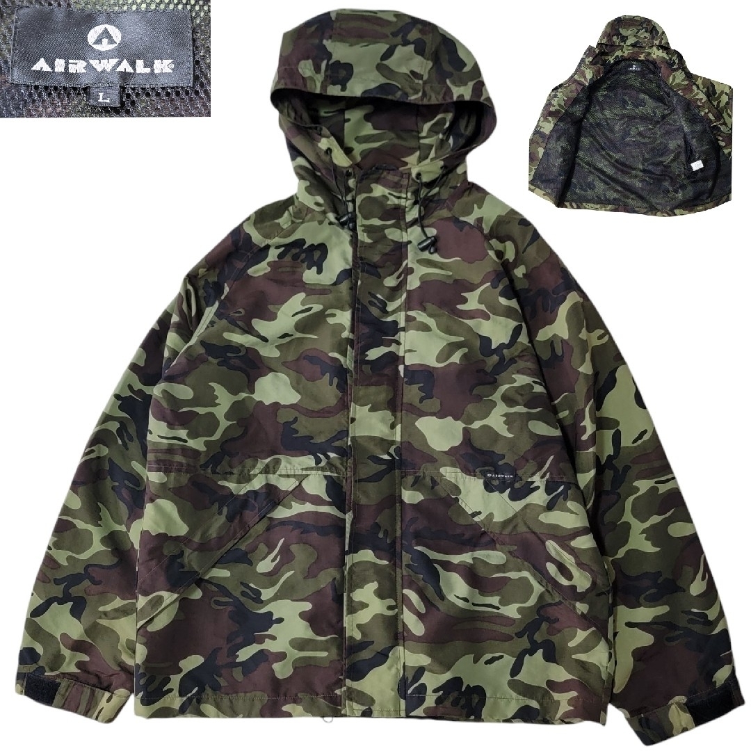 AIRWALK - 【レア】90S AIRWALK U.S.ARMYモチーフ L ナイロン AIRWALK - 【レア】90S AIRWALK U.S.ARMYモチーフ L ナイロン