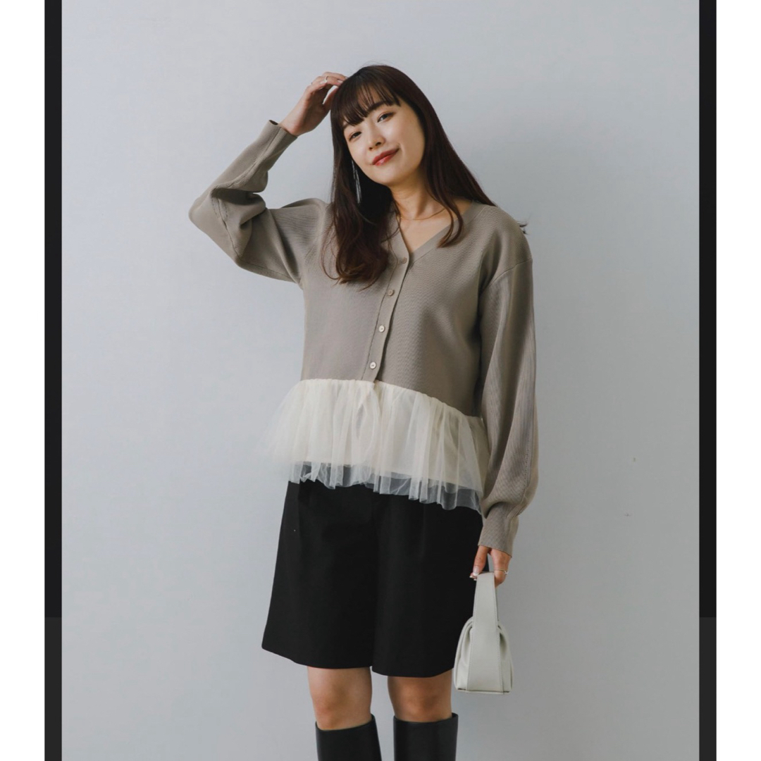 URBAN RESEARCH ROSSO - F by ROSSO チュールドッキングニット URBAN RESEARCH ROSSO - F by ROSSO チュールドッキングニット