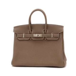 エルメス(HERMES)のエルメス バーキン25 トゴ エトゥープ シルバー金具 W刻印(ハンドバッグ)