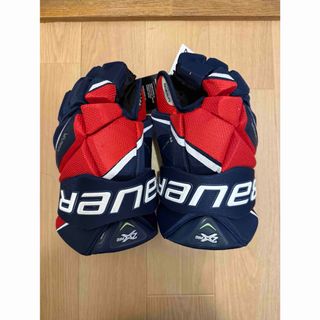 バウアー(BAUER)のBAUER 2XPRO 紺赤 13インチ 新品未使用 アイスホッケー グローブ(その他)