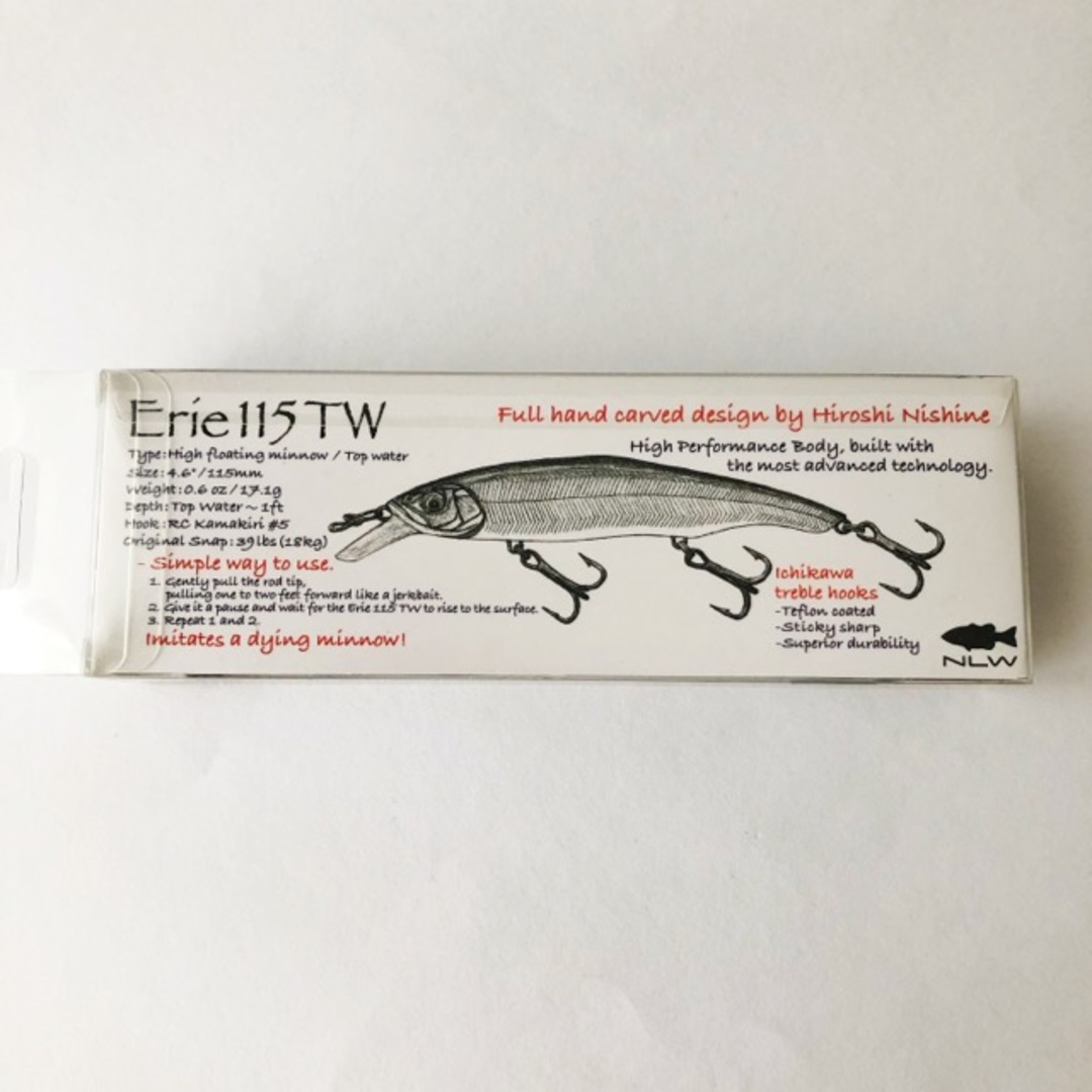 NISHINE LURE WORKS ニシネルアーワークス/Erie115TW エリー NISHINE LURE WORKS ニシネルアーワークス/Erie115TW エリー