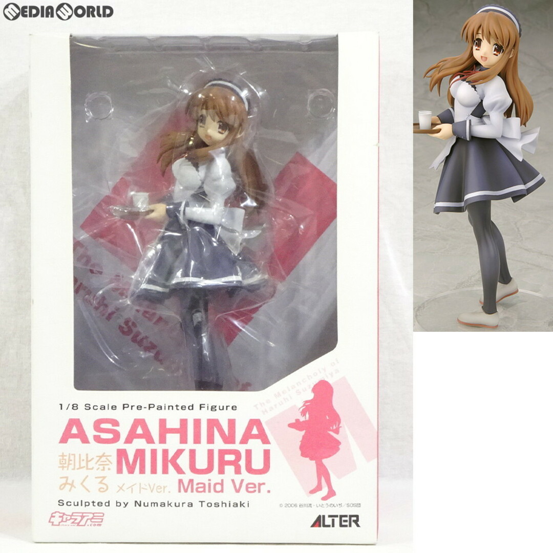 ALTER(アルター)の朝比奈みくる(あさひなみくる) メイドVer. 涼宮ハルヒの憂鬱 1/8 完成品 フィギュア キャラアニ/アルター エンタメ/ホビーのフィギュア(アニメ/ゲーム)の商品写真