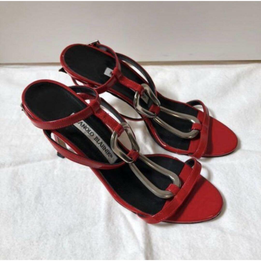 MANOLO BLAHNIK - マノロブラニク◇MANOLOBLAHKIK ストラップ MANOLO BLAHNIK - マノロブラニク◇MANOLOBLAHKIK ストラップ