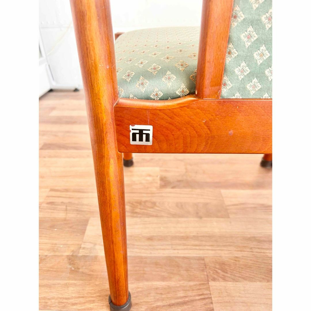 松田家具 ダイニングチェア 2脚 椅子 緑 グリーン オシャレ 松田家具 ダイニングチェア 2脚 椅子 緑 グリーン オシャレ