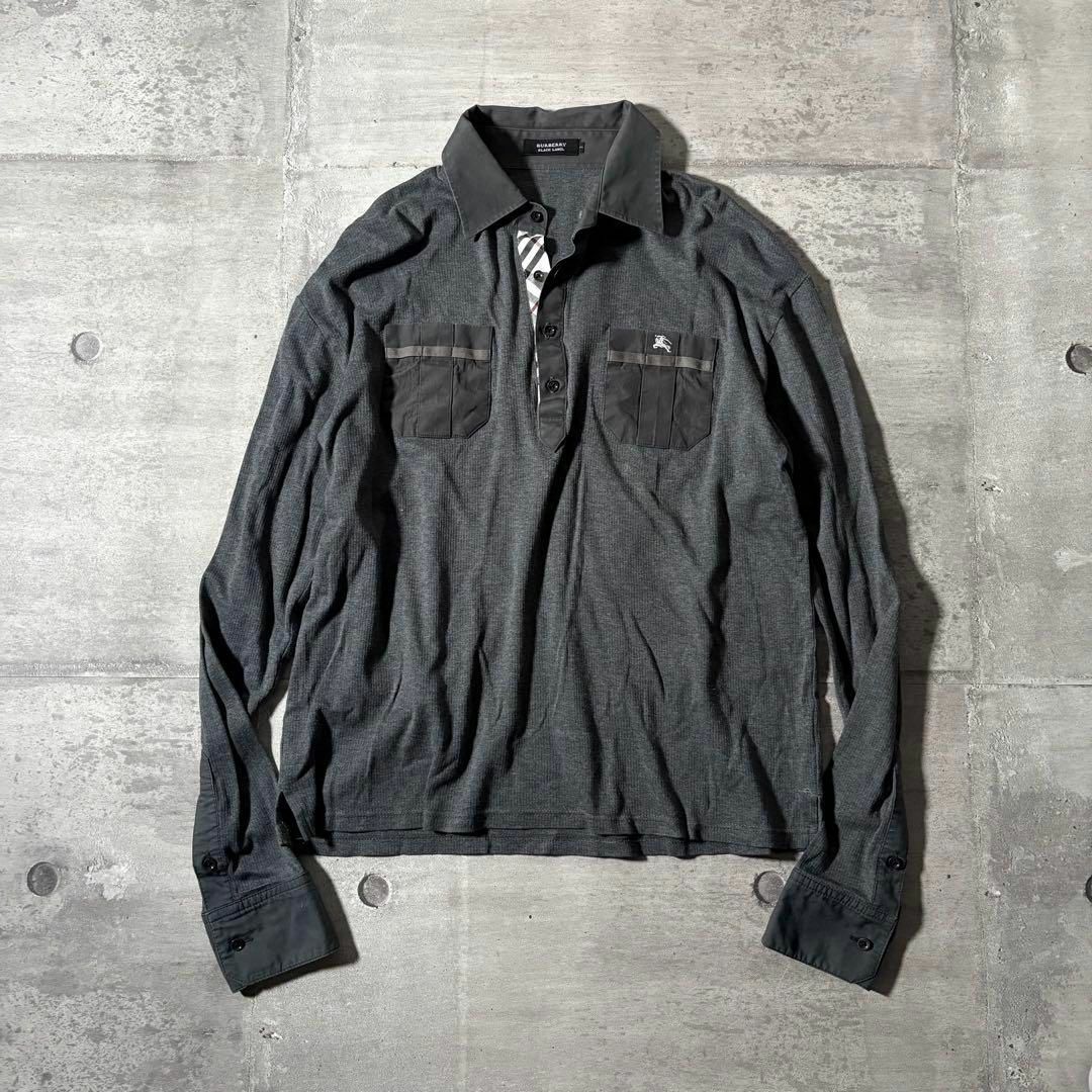 BURBERRY BLACK LABEL - BURBERRY BLACK LABEL ポロシャツ BURBERRY BLACK LABEL - BURBERRY BLACK LABEL ポロシャツ