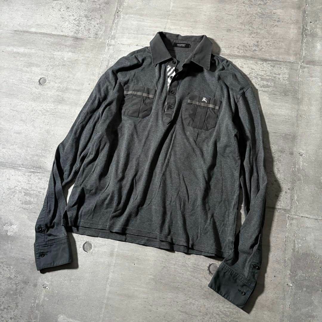 BURBERRY BLACK LABEL - BURBERRY BLACK LABEL ポロシャツ BURBERRY BLACK LABEL - BURBERRY BLACK LABEL ポロシャツ