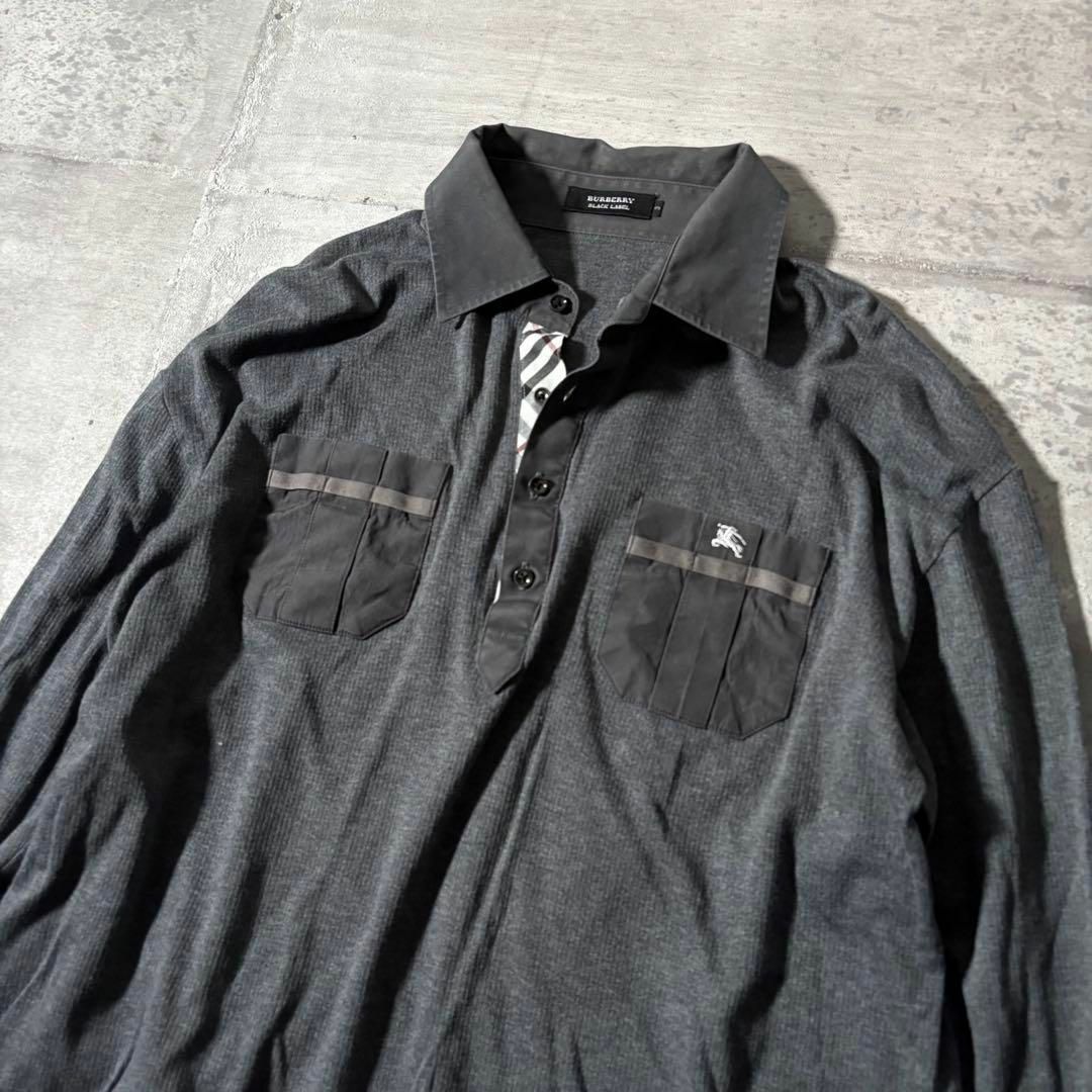 BURBERRY BLACK LABEL - BURBERRY BLACK LABEL ポロシャツ BURBERRY BLACK LABEL - BURBERRY BLACK LABEL ポロシャツ