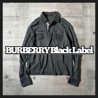 BURBERRY BLACK LABEL - BURBERRY BLACK LABEL ポロシャツ BURBERRY BLACK LABEL - BURBERRY BLACK LABEL ポロシャツ