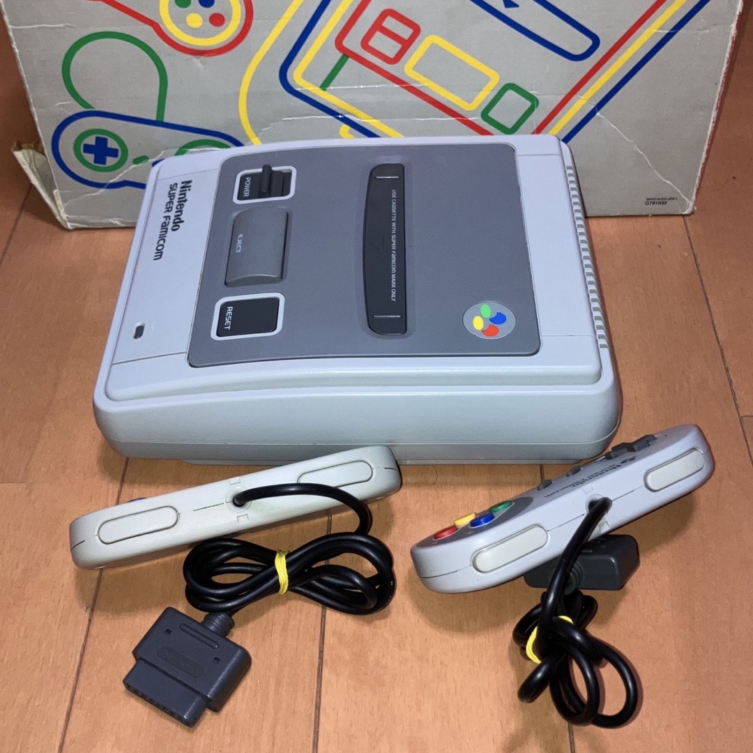 スーパーファミコン - スーパーファミコン 初期型 本体セット 外 スーパーファミコン - スーパーファミコン 初期型 本体セット 外
