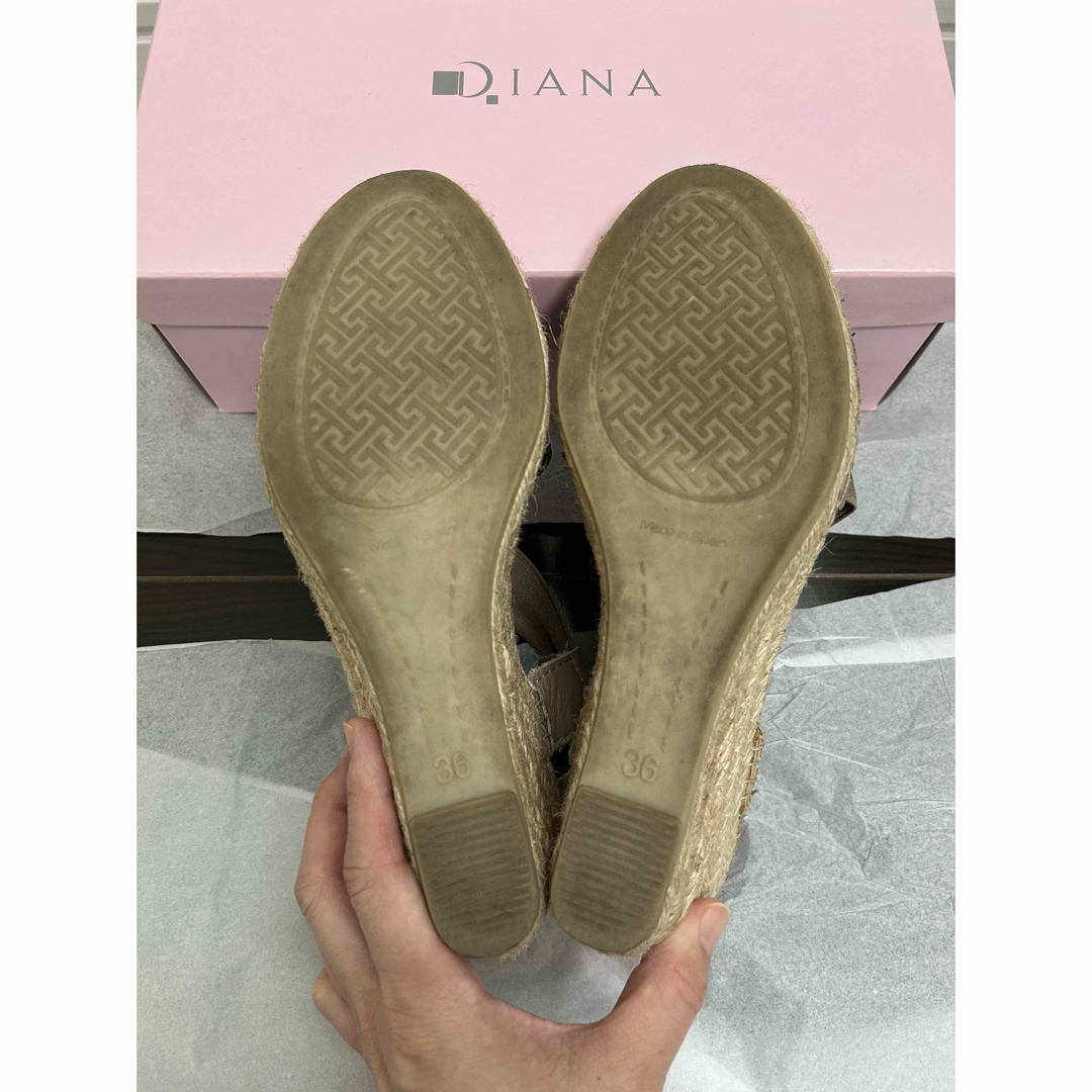 DIANA - ダイアナ ウェッジソールサンダルの通販 by hibiscus DIANA - ダイアナ ウェッジソールサンダルの通販 by hibiscus