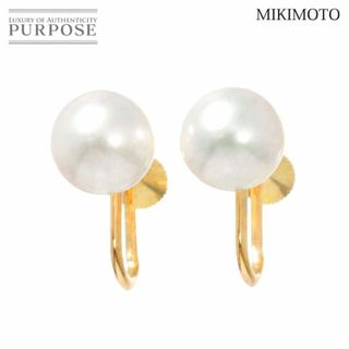 MIKIMOTO - ミキモト MIKIMOTO アコヤ真珠 8.8mm イヤリング K18 MIKIMOTO - ミキモト MIKIMOTO アコヤ真珠 8.8mm イヤリング K18