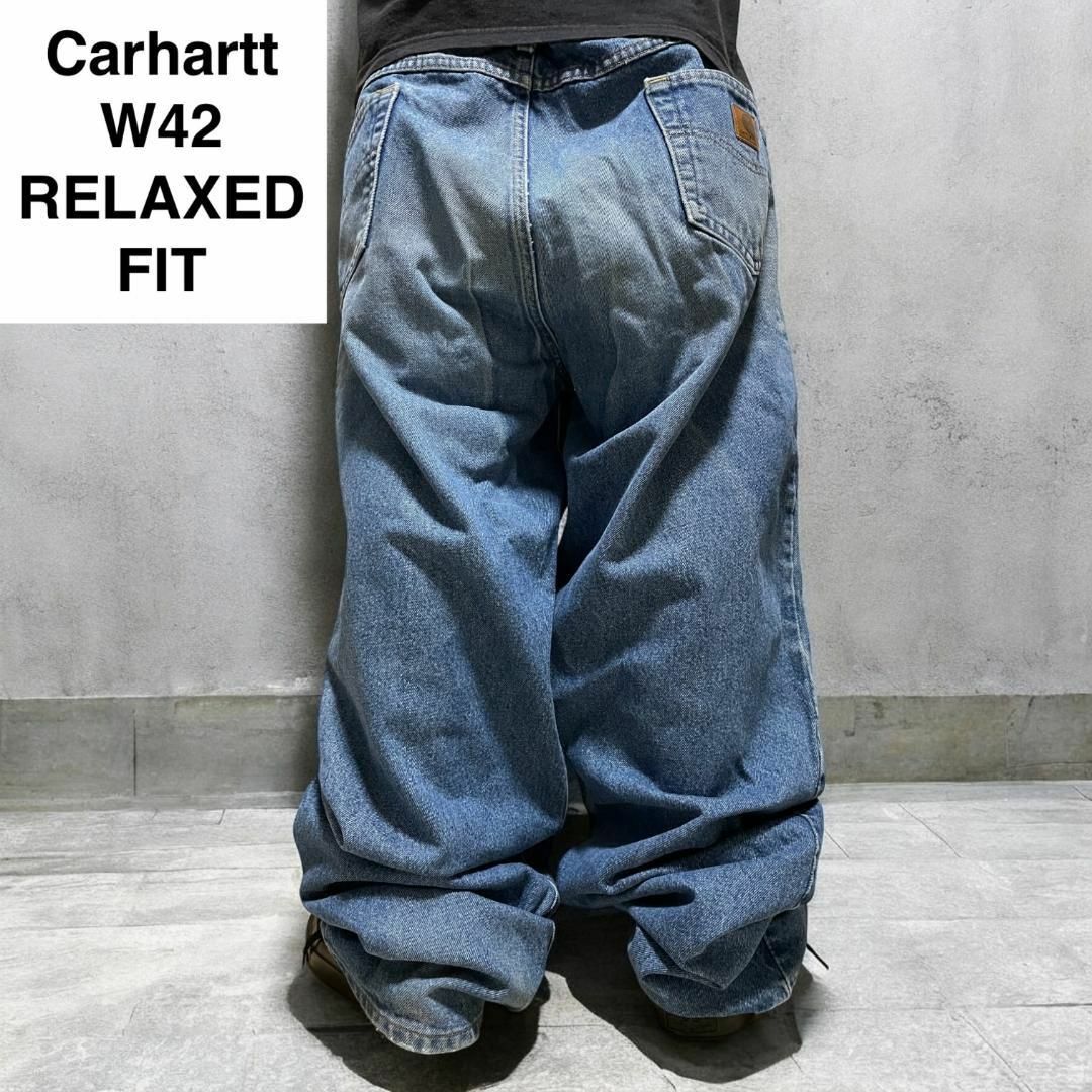 carhartt - カーハートリラックスフィットデニムW42ジーンズ古着 carhartt - カーハートリラックスフィットデニムW42ジーンズ古着