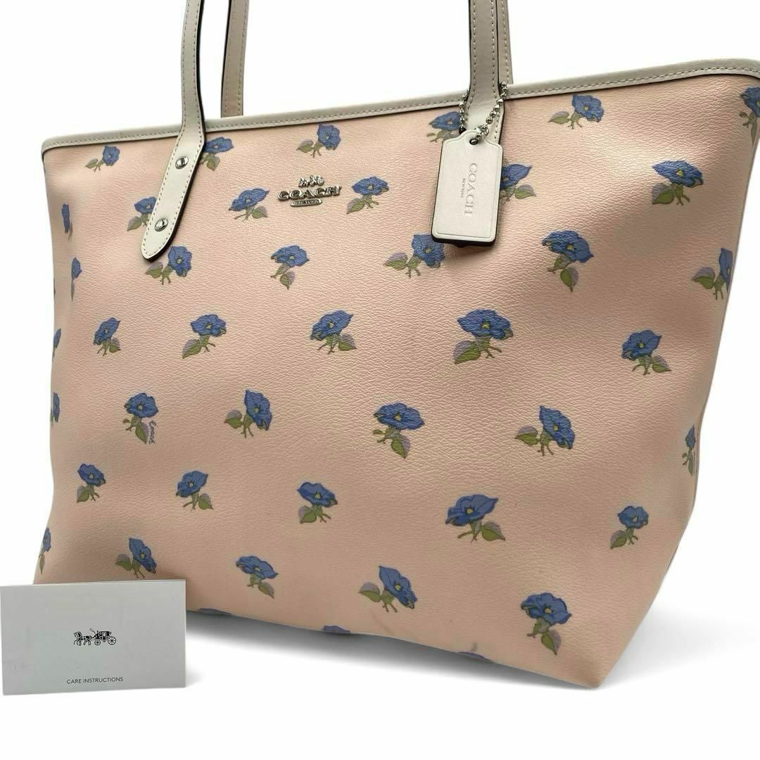 COACH - コーチ トートバッグ 肩掛け可 花柄 フローラル 大容量 COACH - コーチ トートバッグ 肩掛け可 花柄 フローラル 大容量