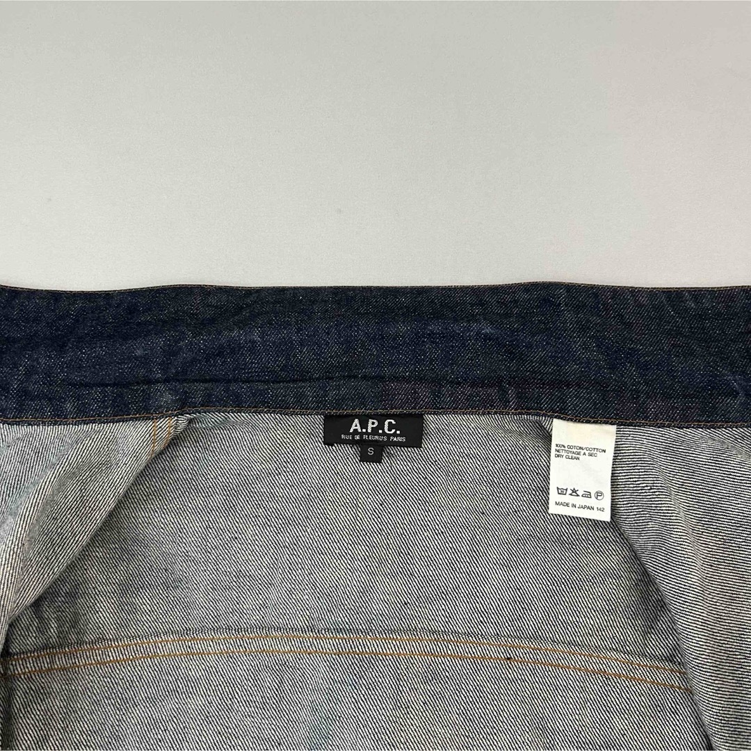 A.P.C - 【濃紺】90s A.P.C. 2nd型 デニムジャケット Gジャン A.P.C - 【濃紺】90s A.P.C. 2nd型 デニムジャケット Gジャン