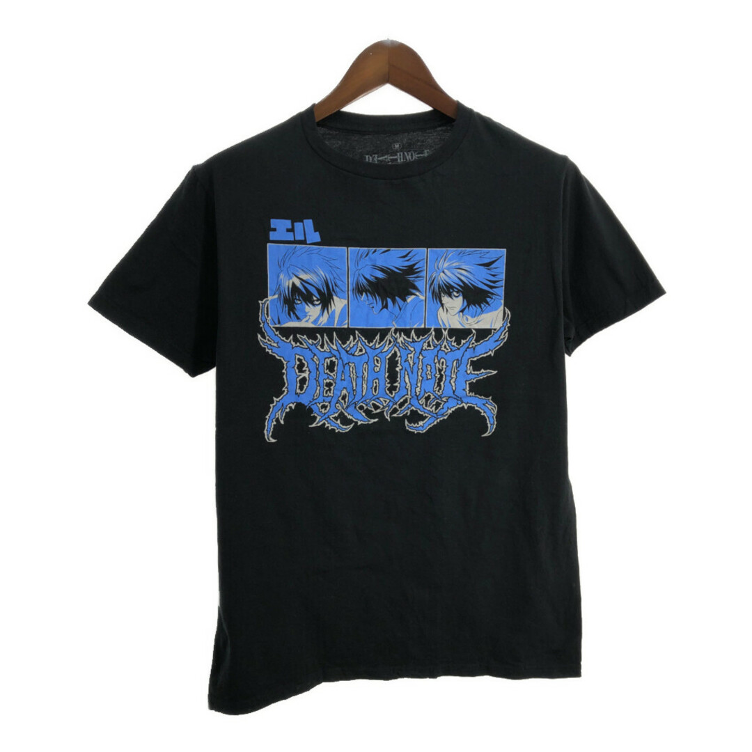 デスノート DEATH NOTE L 半袖Tシャツ アニメ コミックス デスノート DEATH NOTE L 半袖Tシャツ アニメ コミックス