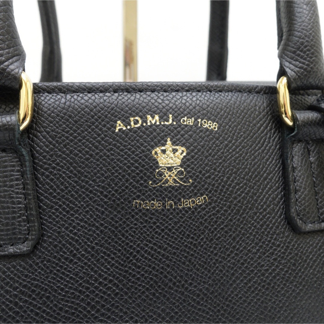 A.D.M.J. - 【ほぼ未使用】ADMJ ハンドバッグ スワロフスキー A.D.M.J. - 【ほぼ未使用】ADMJ ハンドバッグ スワロフスキー