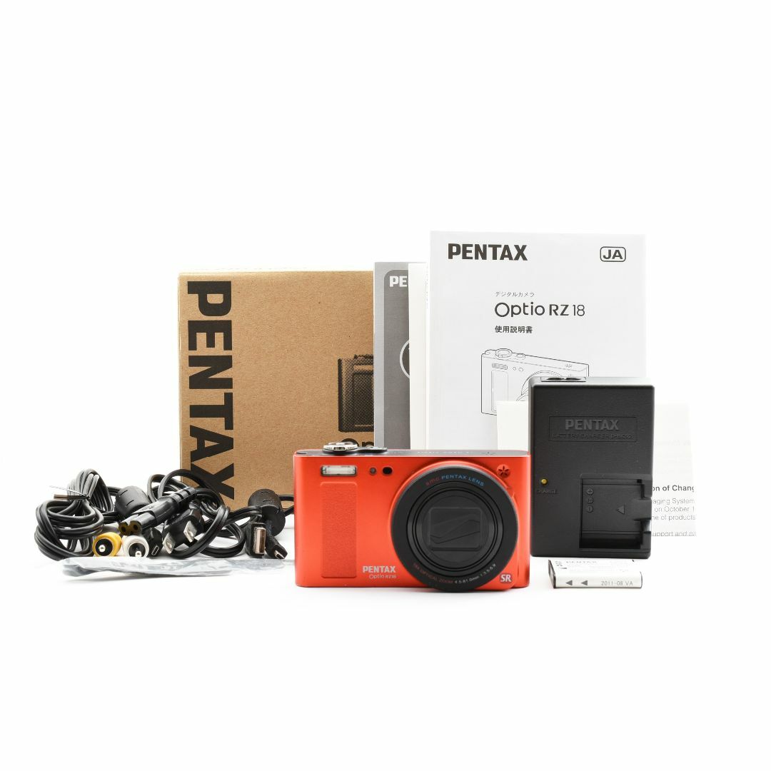 PENTAX - ペンタックス PENTAX Optio RZ18 (オレンジ PENTAX - ペンタックス PENTAX Optio RZ18 (オレンジ
