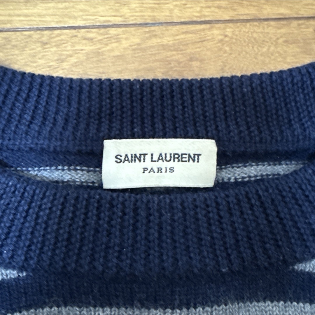 SAINT LAURENT - SAINT LAURENT ストライプ セーター ニット S SAINT LAURENT - SAINT LAURENT ストライプ セーター ニット S