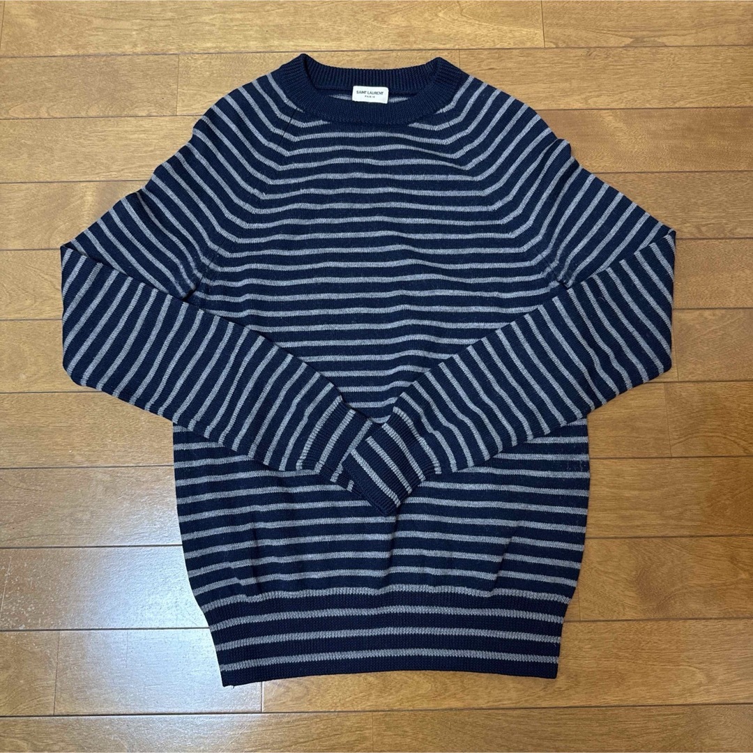 SAINT LAURENT - SAINT LAURENT ストライプ セーター ニット S SAINT LAURENT - SAINT LAURENT ストライプ セーター ニット S