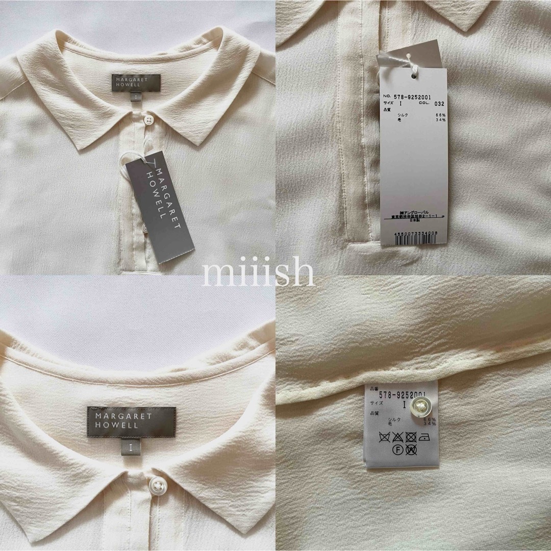 MARGARET HOWELL - 新品タグ付 マーガレットハウエル シルク MARGARET HOWELL - 新品タグ付 マーガレットハウエル シルク