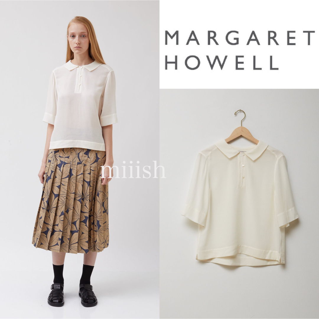 MARGARET HOWELL - 新品タグ付 マーガレットハウエル シルク MARGARET HOWELL - 新品タグ付 マーガレットハウエル シルク