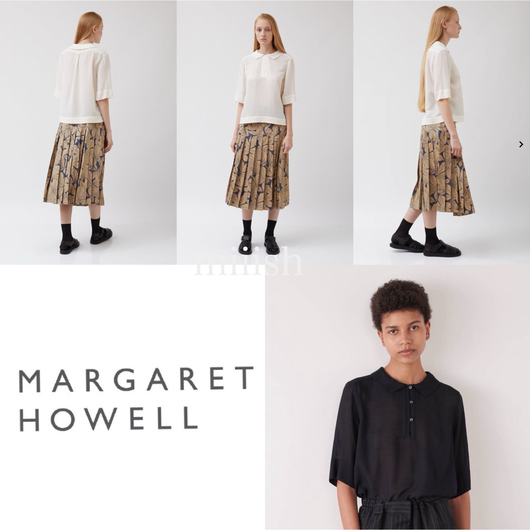 MARGARET HOWELL - 新品タグ付 マーガレットハウエル シルク MARGARET HOWELL - 新品タグ付 マーガレットハウエル シルク