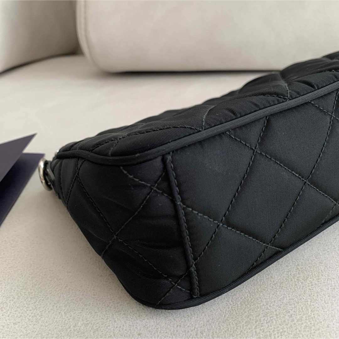 PRADA - 極美品PRADA チェーンキルティングナイロンバッグ2wayの PRADA - 極美品PRADA チェーンキルティングナイロンバッグ2wayの