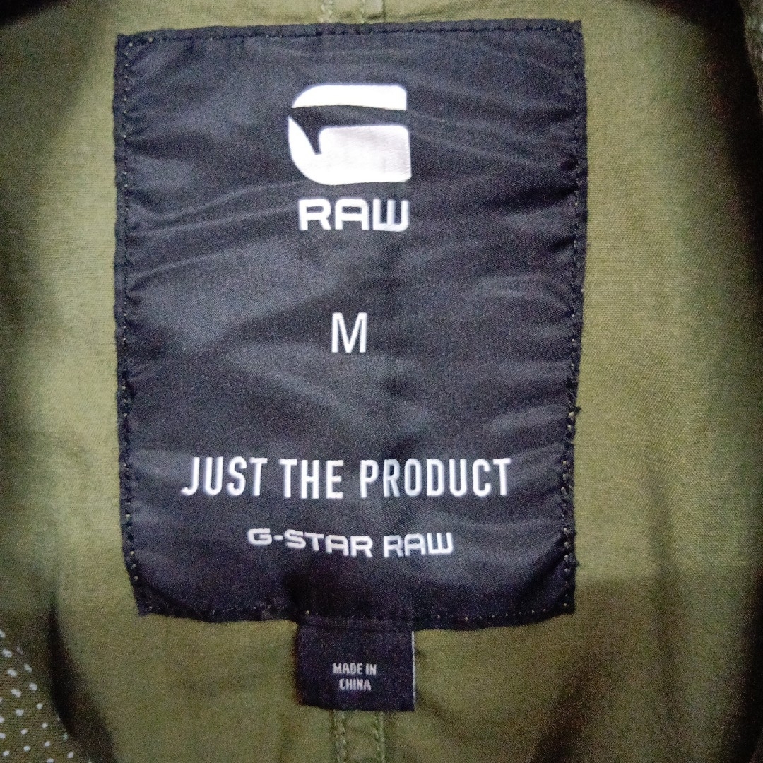 G-STAR RAW - G-STAR RAW【M】迷彩柄オリーブグリーンジャケット G-STAR RAW - G-STAR RAW【M】迷彩柄オリーブグリーンジャケット