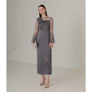Leja - Leja 2WAYブラウス プリーツキャミワンピースドレス 結婚 Leja - Leja 2WAYブラウス プリーツキャミワンピースドレス 結婚