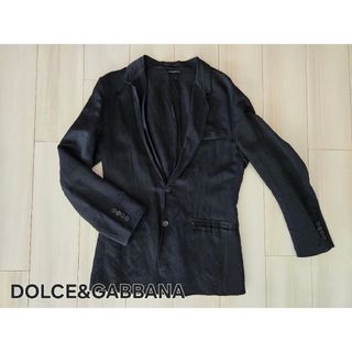 DOLCE&GABBANA - 【希少DGボタン】Dolce & Gabbana テーラード DOLCE&GABBANA - 【希少DGボタン】Dolce & Gabbana テーラード