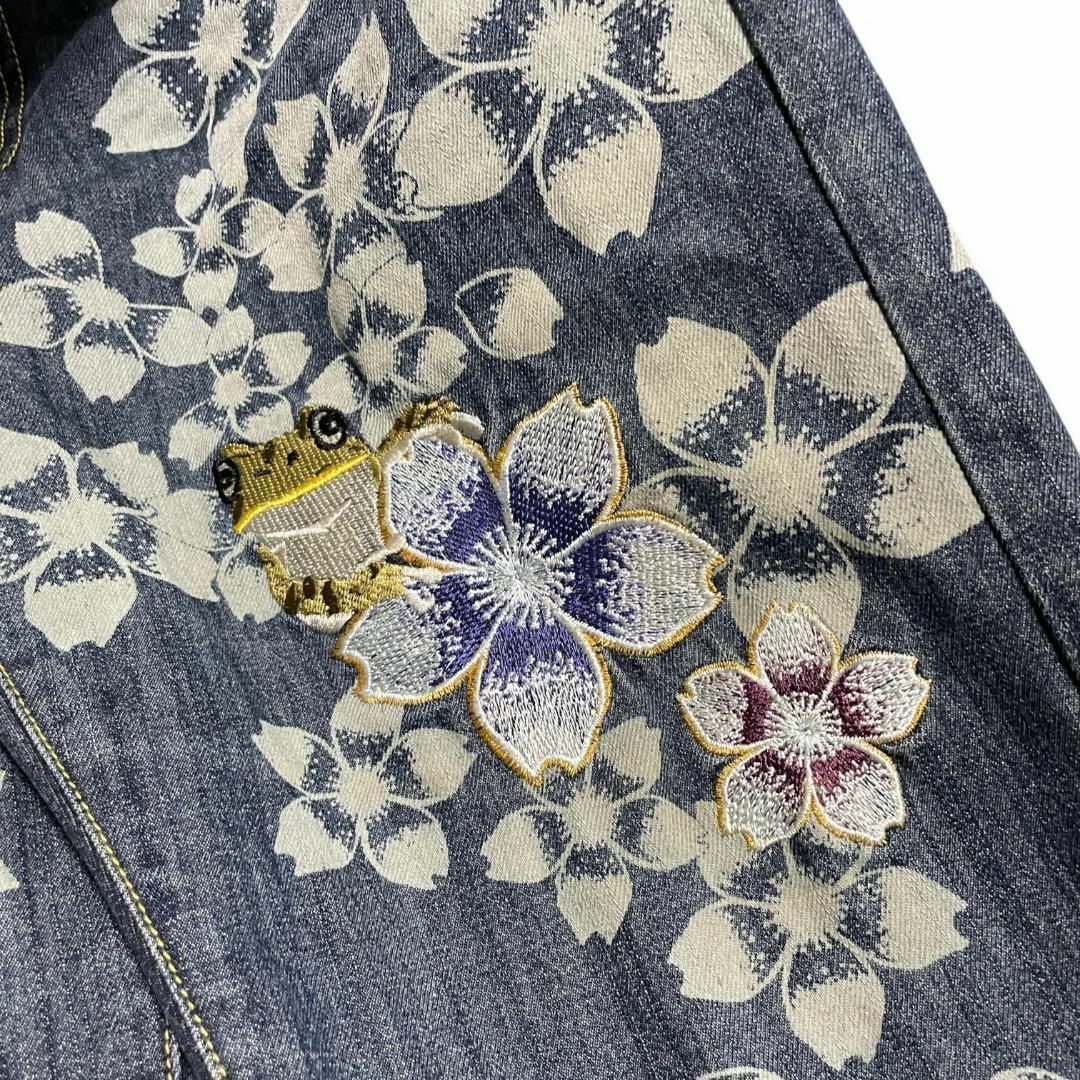 ART VINTAGE - 参丸一サンマルイチデニムジーンズw36刺繍和柄 ART VINTAGE - 参丸一サンマルイチデニムジーンズw36刺繍和柄