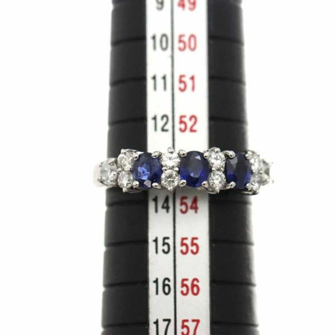 最終特価品 13号 非加熱サファイア 2.09ct ダイヤモンド 0.72ct