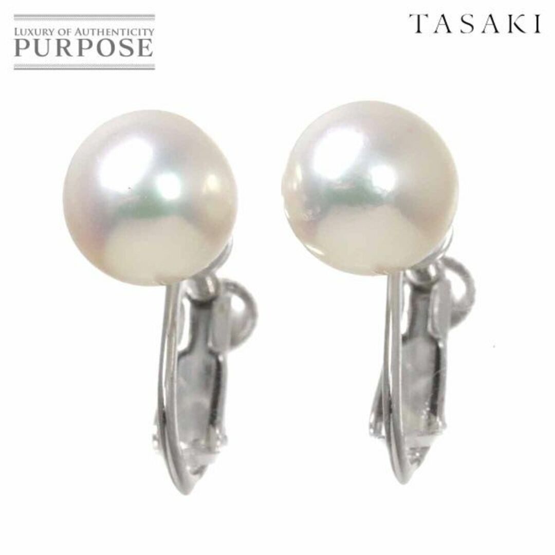 TASAKI - タサキ TASAKI アコヤ真珠 8.0mm イヤリング K18 WG TASAKI - タサキ TASAKI アコヤ真珠 8.0mm イヤリング K18 WG
