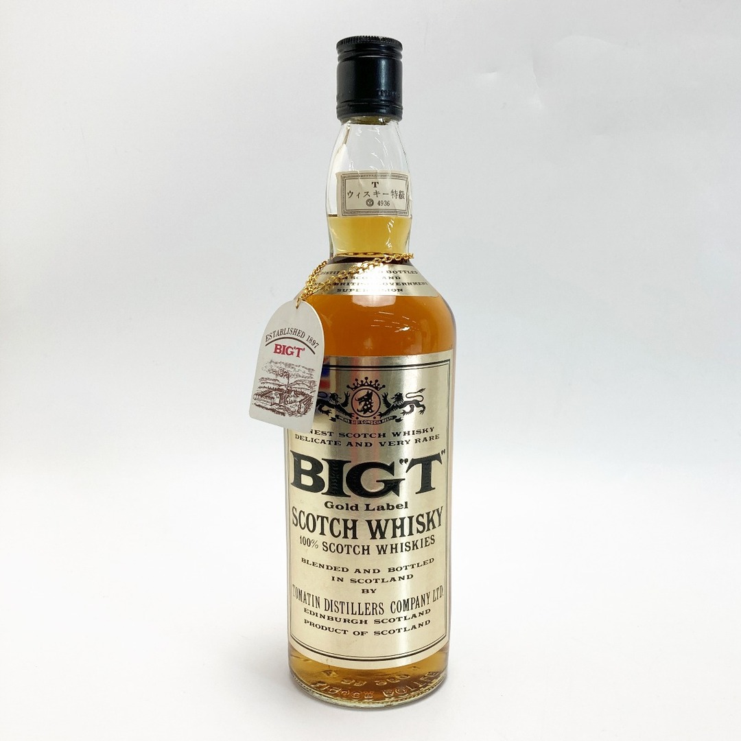 BIG T ビッグ ティー ゴールドラベル 760ml 43度 スコッチ BIG T ビッグ ティー ゴールドラベル 760ml 43度 スコッチ