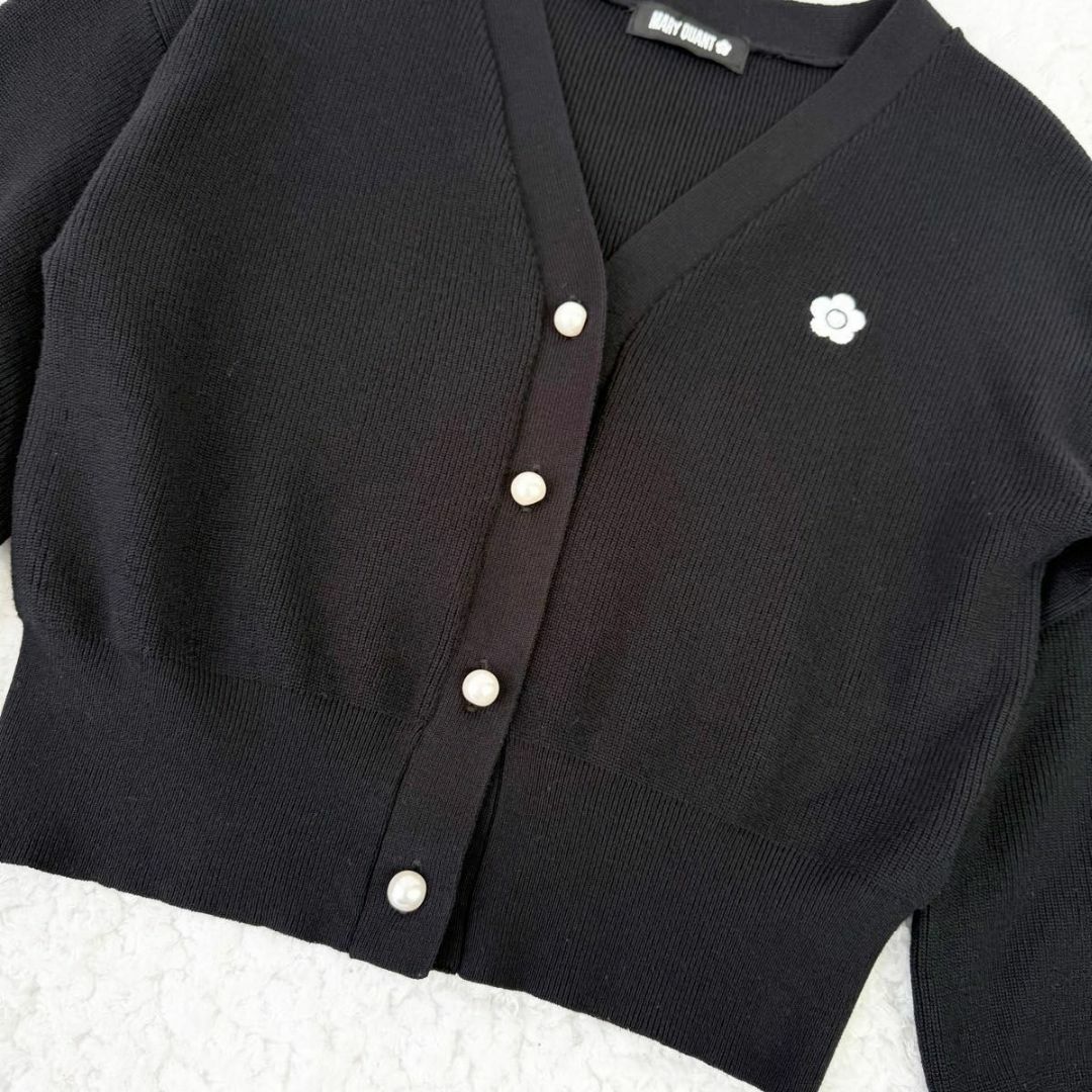 MARY QUANT - マリークワント パールボタン ショート MARY QUANT - マリークワント パールボタン ショート